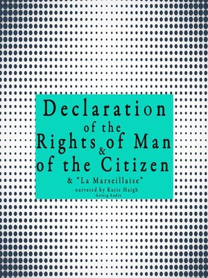 cover image of French Declaration of the Rights of Man and of the Citizen